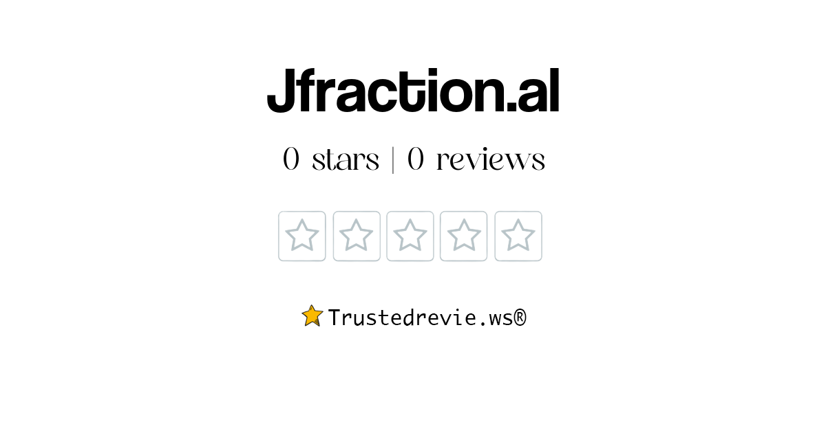 Jfraction Al Review Legit Or Scam New Reviews