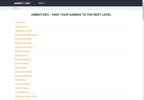 Aimbot.dev Reviews Scam