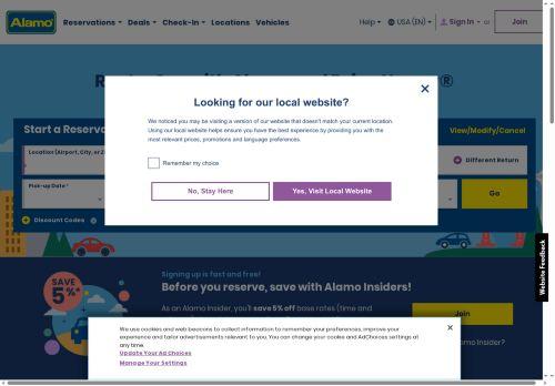 Alamo.com Reviews Scam