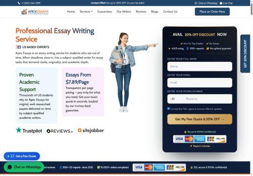 Apexessays.com Reviews Scam