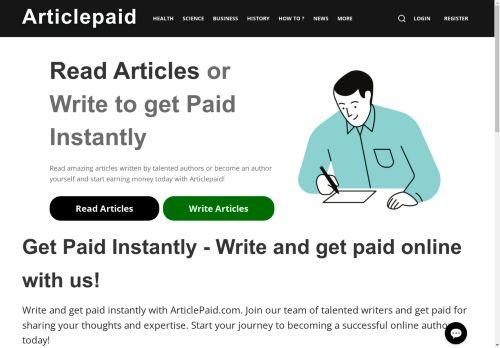 Articlepaid.com Reviews Scam