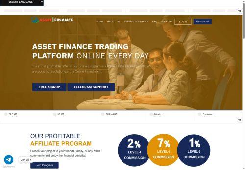 Assetfinance.live Reviews Scam
