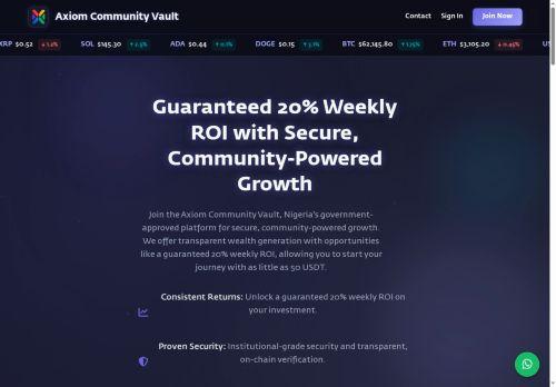 Axiomcommunity.co Reviews Scam
