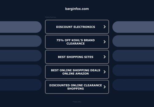 Barginfox.com Reviews Scam
