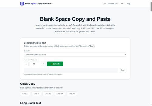 Blankspacecopyandpaste.com Reviews Scam