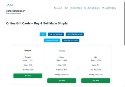 Cardexchange.in Reviews Scam