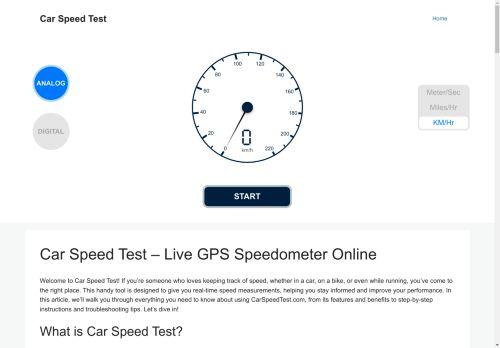 Carspeedtest.com Reviews Scam