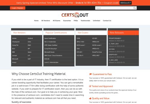 Certsout.com Reviews Scam