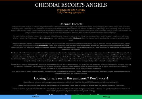 Chennaiescortsangels.com Reviews Scam