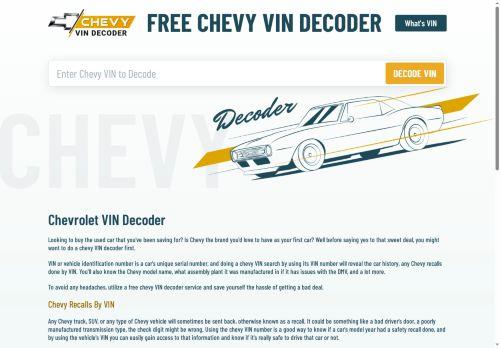 Chevyvindecoder.com Reviews Scam