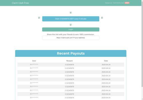 Claimusdt.com Reviews Scam