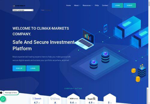 Climax-markets.com Reviews Scam