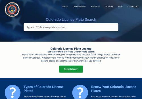 Coloradolicenseplate.com Reviews Scam