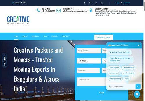 Creativepackersmovers.in Reviews Scam