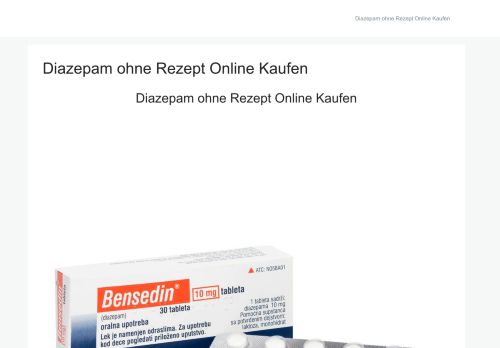 Diazepam-kaufen.com Reviews Scam