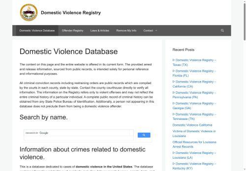 Domesticviolencedatabase.net Review: Legit or Scam? [2026 New Reviews]