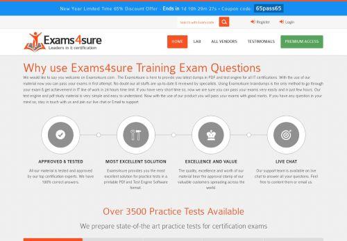 Exams4sure.com Reviews Scam
