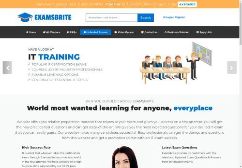Examsbrite.com Reviews Scam