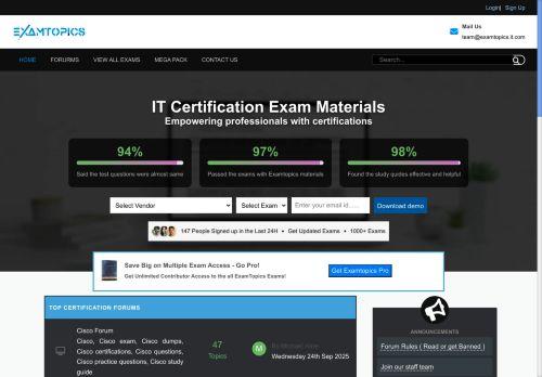 Examtopics.it.com Reviews Scam