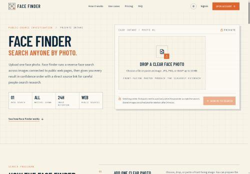 Face-finder.org Reviews Scam