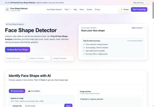 Faceshapedetector.us Reviews Scam