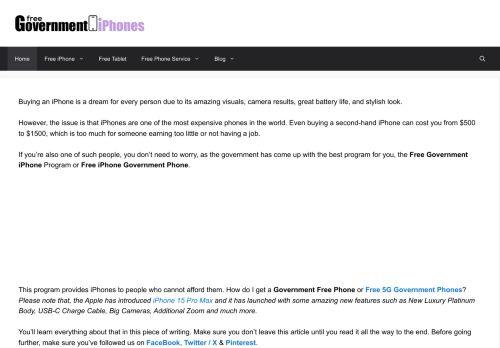Freegovernmentiphones.com Reviews Scam