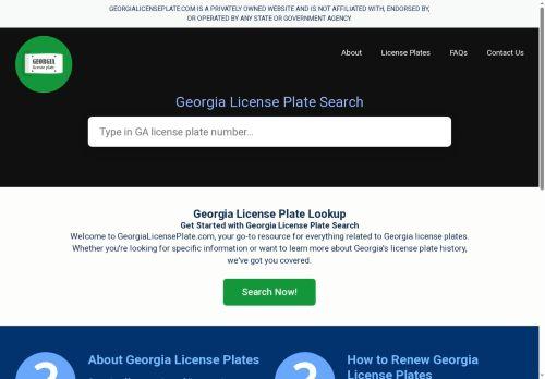 Georgialicenseplate.com Reviews Scam