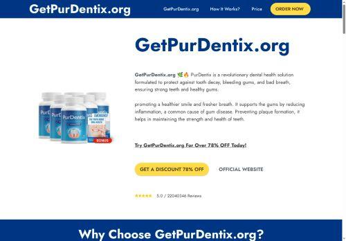 Getpuredentix.org Reviews Scam