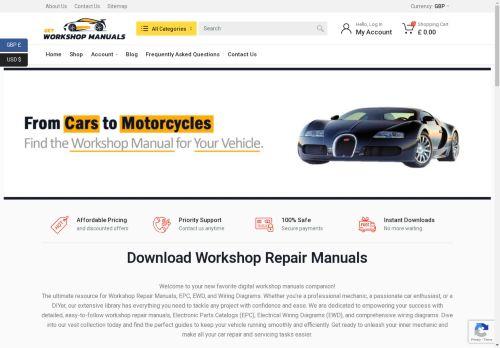 Getworkshopmanuals.com Reviews Scam