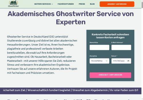 Ghostwriter.com.de Reviews Scam