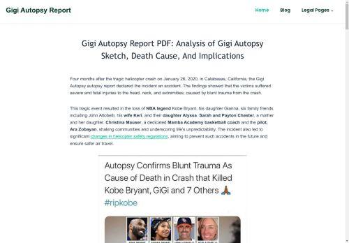 Gigiautopsyreport.pro Reviews Scam