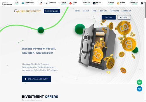 Globalmetainvest.com Reviews Scam