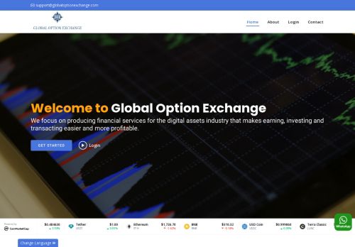 Globaloptionexchange.com Reviews Scam
