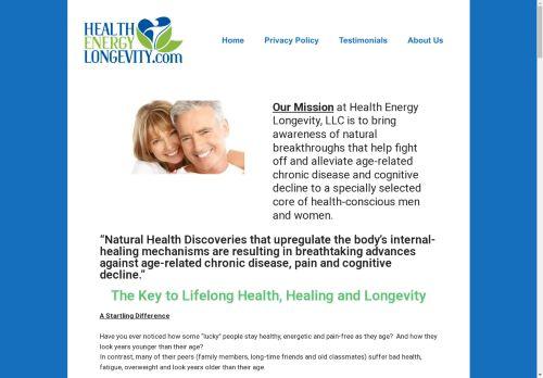 Healthenergylongevity.com Reviews Scam