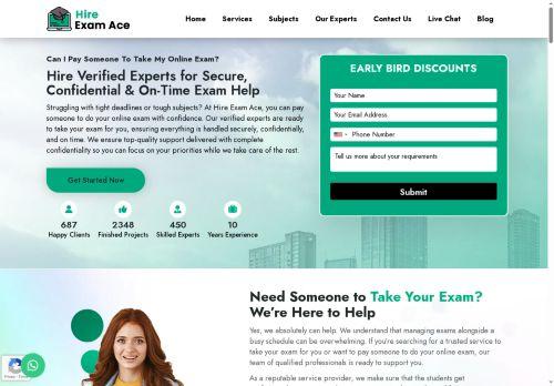 Hireexamace.com Reviews Scam