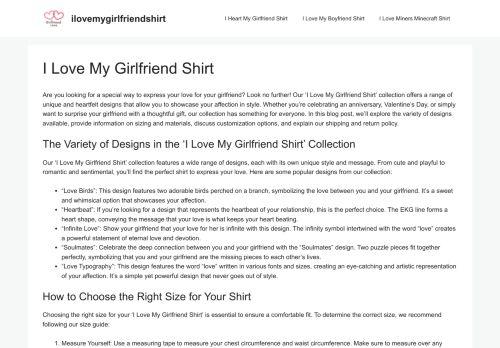 Ilovemygirlfriendshirt.org Reviews Scam
