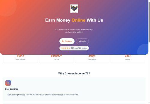 Income76.com Reviews Scam