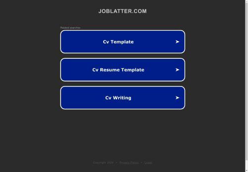Joblatter.com Reviews Scam