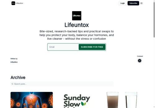 Lifeuntox.com Reviews Scam