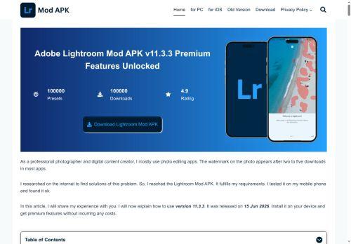 Lightroomsmodapk.com Reviews Scam