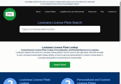 Louisianalicenseplate.com Reviews Scam
