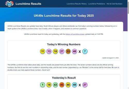 Lunchtimeresults.org.za Reviews Scam