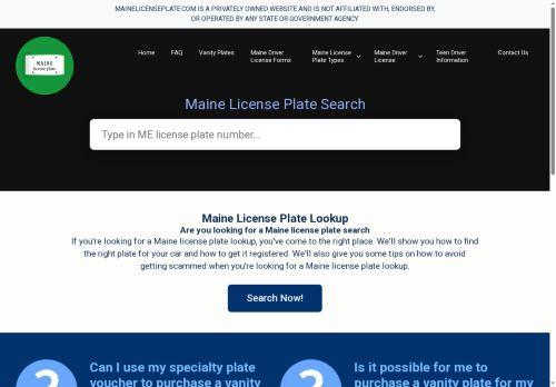 Mainelicenseplate.com Reviews Scam