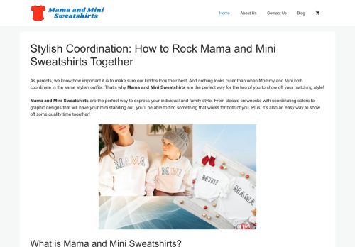 Mamaandminisweatshirts.com Reviews Scam