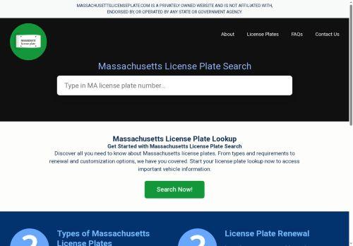 Massachusettslicenseplate.com Reviews Scam