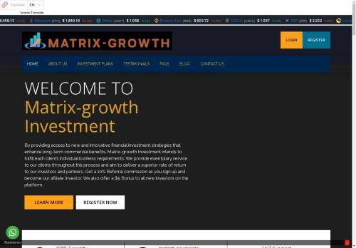 Matrix-growth.org Reviews Scam