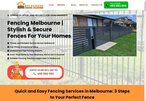 Melbournefencingsolutions.com.au Reviews Scam