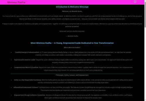 Mistressradha.com Reviews Scam