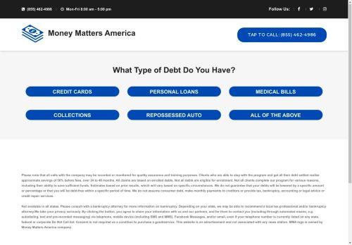 Moneymattersamerica.com Reviews Scam