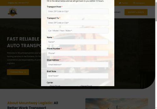Mountwaylogistics.com Reviews Scam